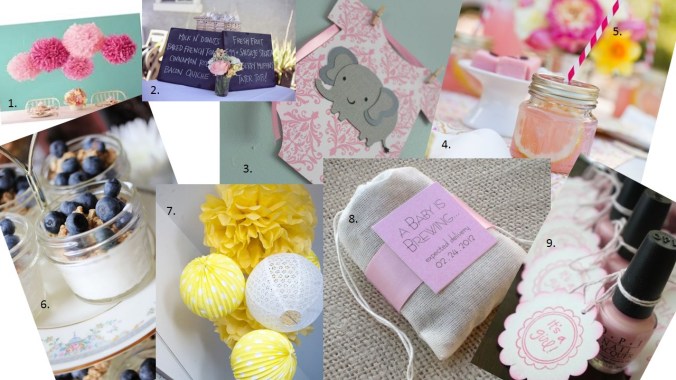 Baby Shower Style Board