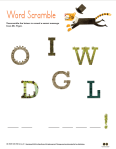 Word Scramble